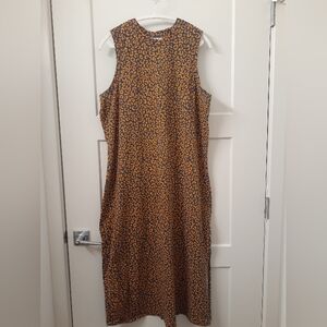 Old Navy Leopard Print Sleeveless Dress